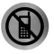 Табличка информационная "запрещено пользоваться мобильными телефонами" Mediclinics PS00010CS - 1