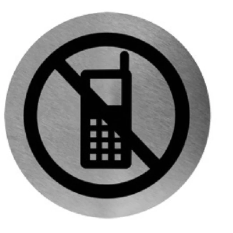 Табличка информационная "запрещено пользоваться мобильными телефонами" Mediclinics PS00010CS