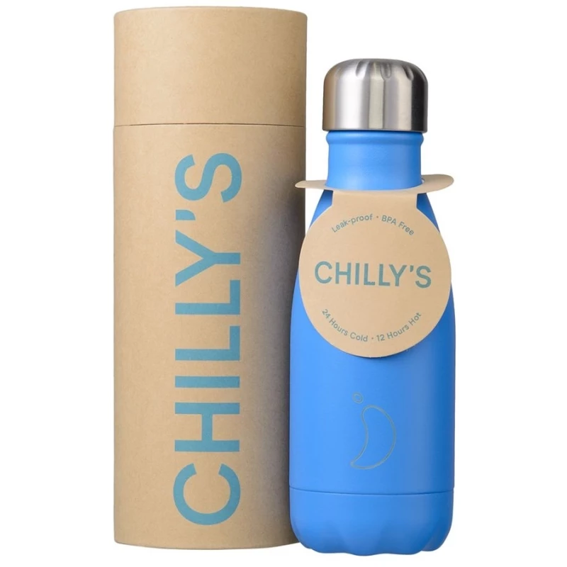 Термос 0,26 л Chilly's Bottles Neon голубой B260NEBLU