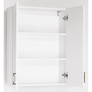 Изображение товара шкаф двустворчатый подвесной белый глянец style line олеандр-2 lc-00000305