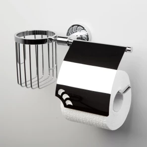 Изображение товара держатель туалетной бумаги и освежителя wasserkraft isen k-4059