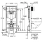 Комплект подвесной унитаз Art&Max Bianchi AM9311CHR/SC + система инсталляции Grohe 38772001 - 5