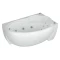 Акриловая гидромассажная ванна 150x95 см правая пневматическое управление плоские форсунки Aquatek Бетта-150 - 7