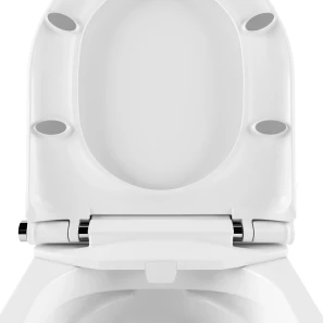 Изображение товара унитаз подвесной lavinia boho smart v-clean 3359203r + 33290800 безободковый, с функцией биде, с сиденьем микролифт, белый