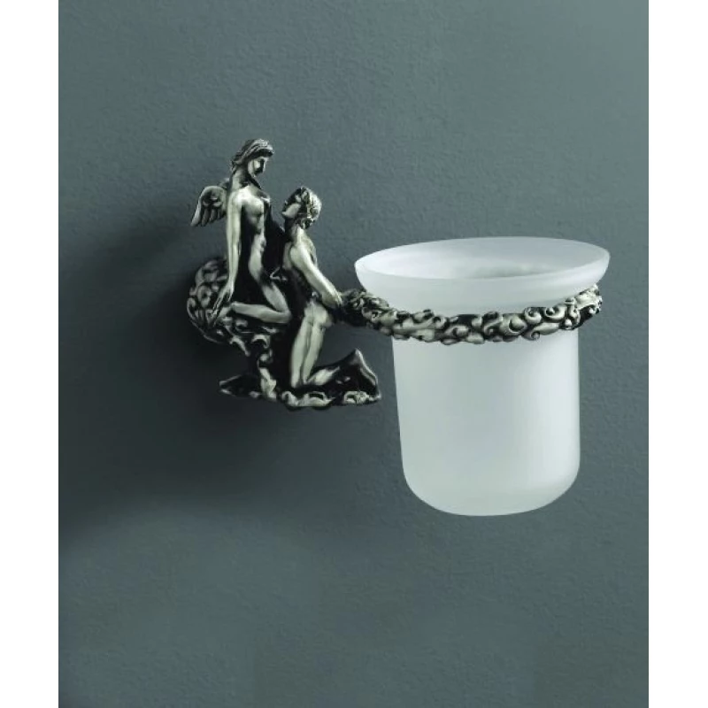 Ершик для унитаза серебро Art&Max Romantic AM-0811-T