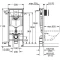Комплект подвесной унитаз Jaquar Solo SLS-WHT-6953BIUFSM + система инсталляции Grohe 38772001 - 4