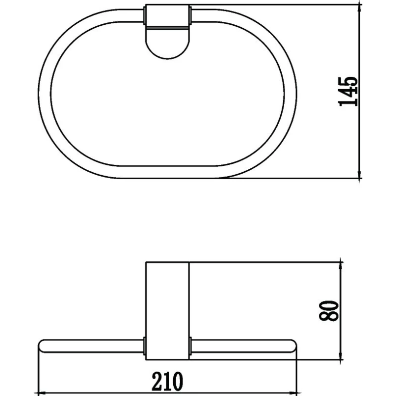 Кольцо для полотенец Savol 73 S-007363