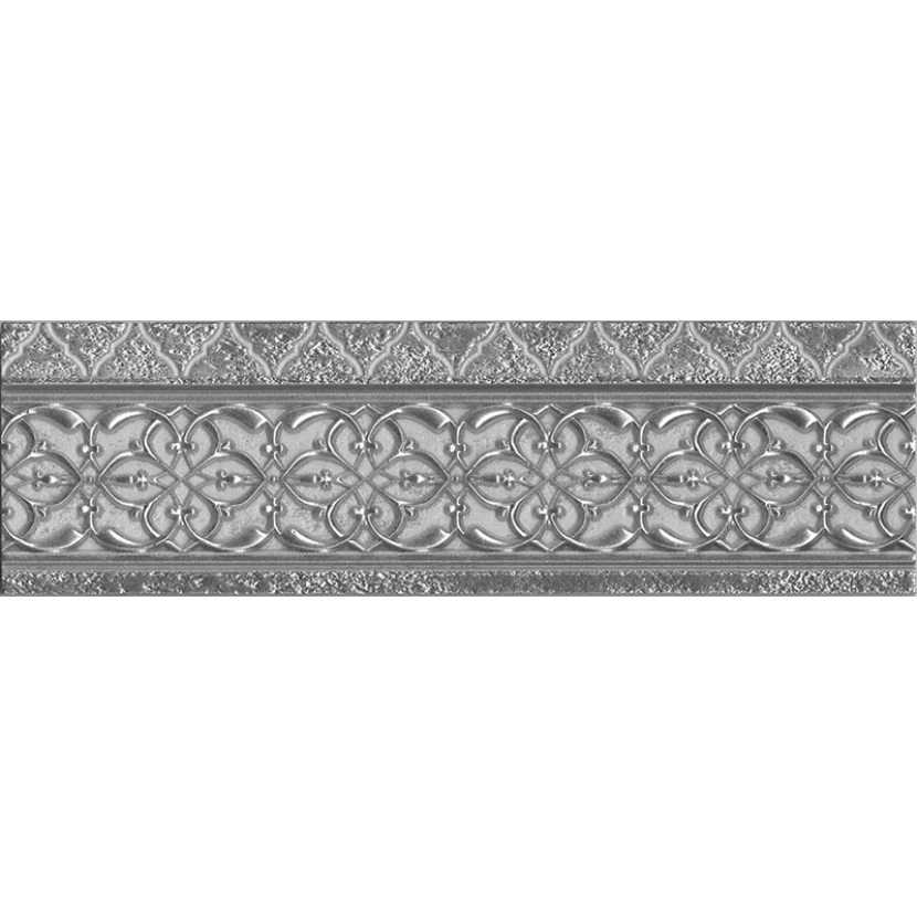 Alhambra Silver Cenefa 9x29.75