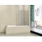 Шторка для ванны Cezares Pratico 120 см прозрачное стекло PRATICO-V-5-120/140-C-Cr - 1