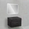 Комплект мебели черное дерево 79,4 см Vincea Vico VMC-2V800CN + VCB-2VP800B + VLM-3MA800 - 1