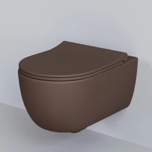 Изображение товара подвесной безободковый унитаз с сиденьем микролифт ambassador abner 103t20601r-102t20601s