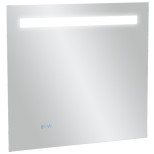 Изображение товара зеркало со светодиодной подсветкой и часами 70*65 см jacob delafon replay eb1159-nf