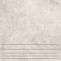 СТУПЕНЬ Клинкерная плитка Керамин Вермонт 1 светло-серый 29,8x29,8