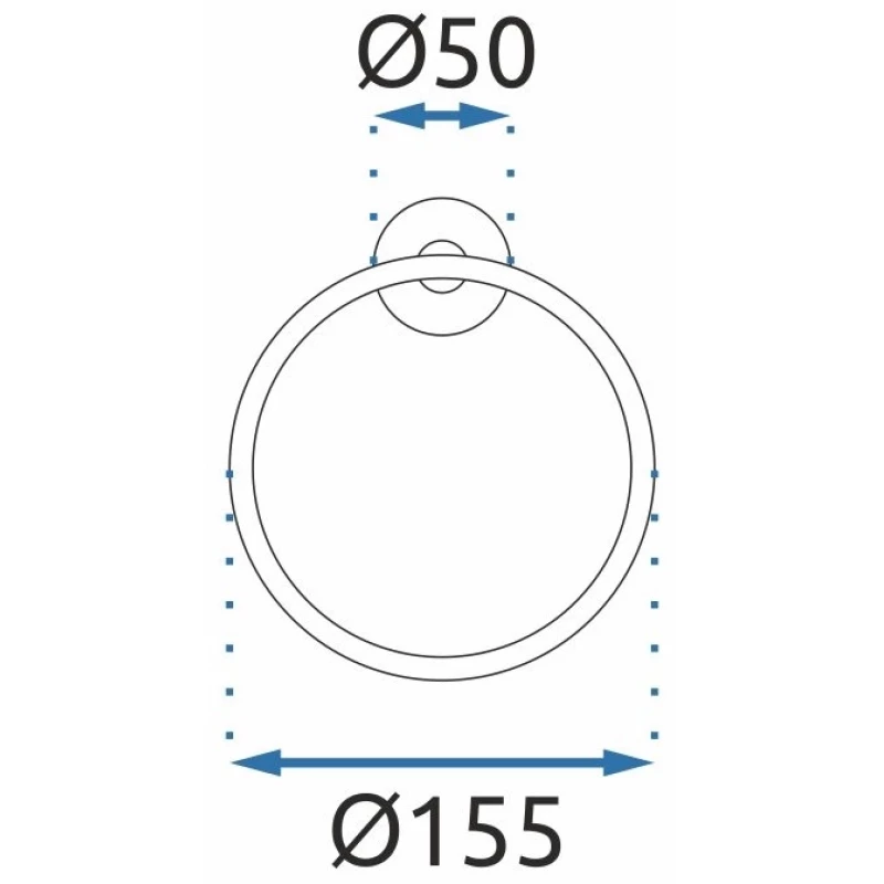 Кольцо для полотенец Rea Mist REA-80027