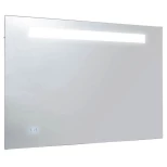 Изображение товара jacob delafon formilia eb1042-nf зеркало с подсветкой, часами, анти-пар, 100*65 см