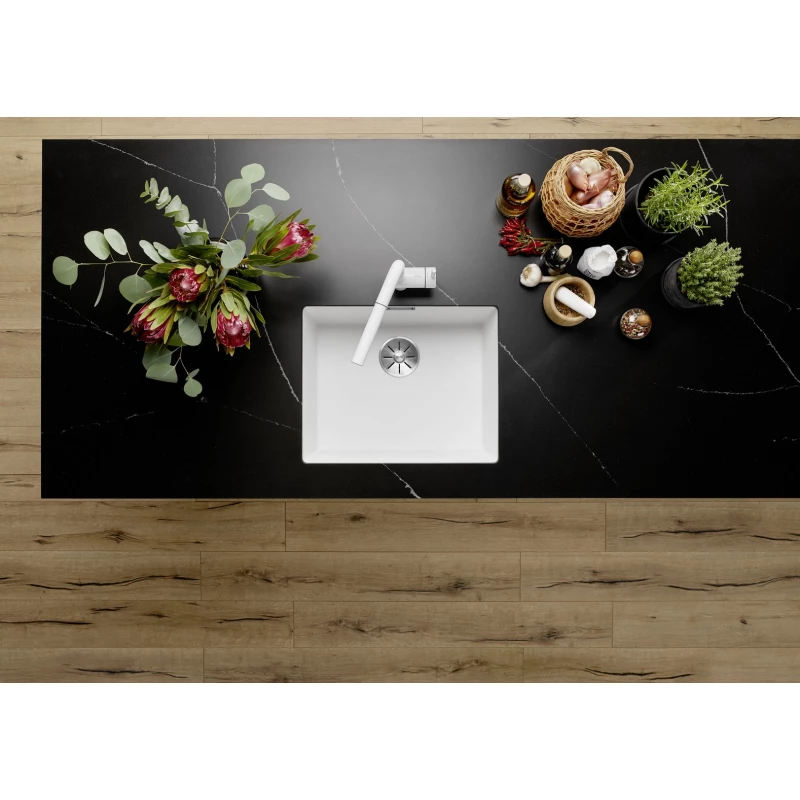Кухонная мойка Blanco Subline 500-U InFino серый беж 523439