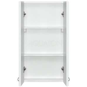 Изображение товара шкаф двустворчатый подвесной 40х75 см белый глянец акватон колибри 1a065403ko01l