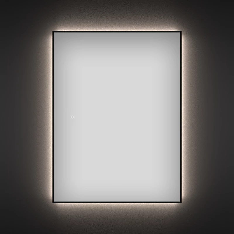 Зеркало 70x85 см черный матовый Wellsee 7 Rays’ Spectrum 172200980