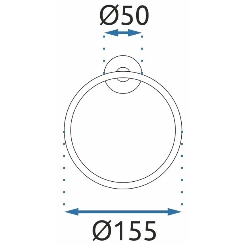 Кольцо для полотенец Rea Mist REA-80029