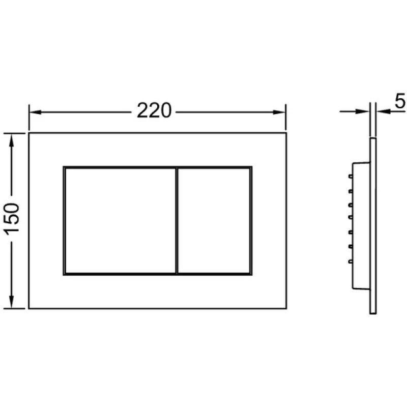 Комплект подвесной унитаз Ideal Standard Connect E822301 + система инсталляции Tece 9400413