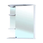 Изображение товара зеркальный шкаф 60x72 см белый глянец r bellezza магнолия 4612709001019