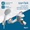 Смеситель для ванны Santek Кант WH5A10002C001 - 5