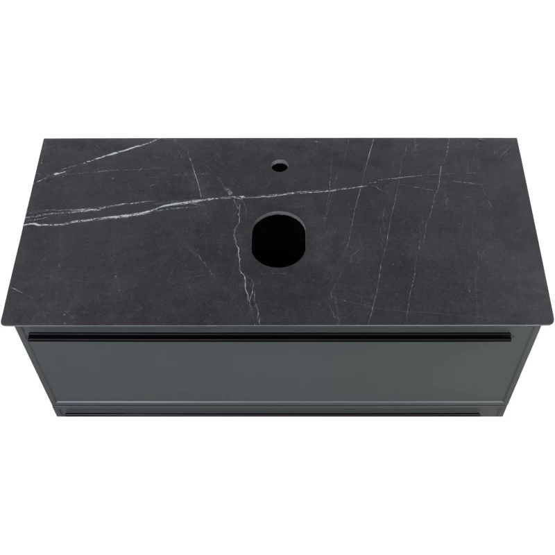 Столешница 80,1 см Black Olive Light Lappato La Fenice Granite FNC-03-VS03-80
