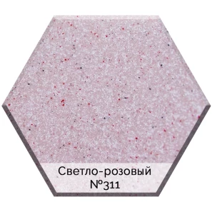 Изображение товара кухонная мойка aquagranitex светло-розовый m-31(311)