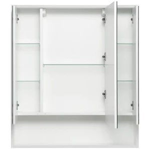 Изображение товара зеркальный шкаф 76x85 см белый глянец акватон инфинити 1a192102if010