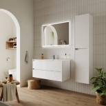 Комплект мебели белый глянец 101 см Sancos Cento CN100W + CN7003 + CI1000