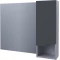 Зеркальный шкаф 79x70 см серый матовый/цемент R Stella Polar Абигель SP-00001106 - 1