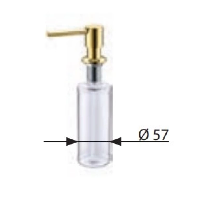 Дозатор для жидкого мыла 320 мл Alveus Plum 1129081