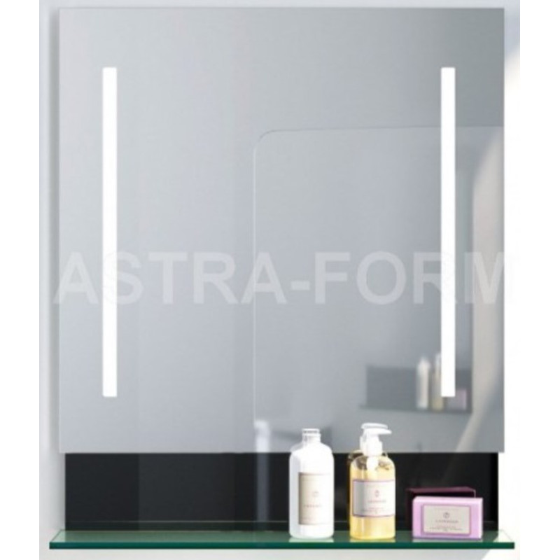 Зеркало 68х83,3 см белый глянец Astra-Form Альфа 020305