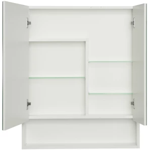 Изображение товара зеркальный шкаф 70x85 см белый матовый акватон сканди 1a252202sd010