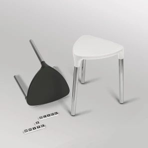 Изображение товара стульчик colombo design black&white poker b9988.epn