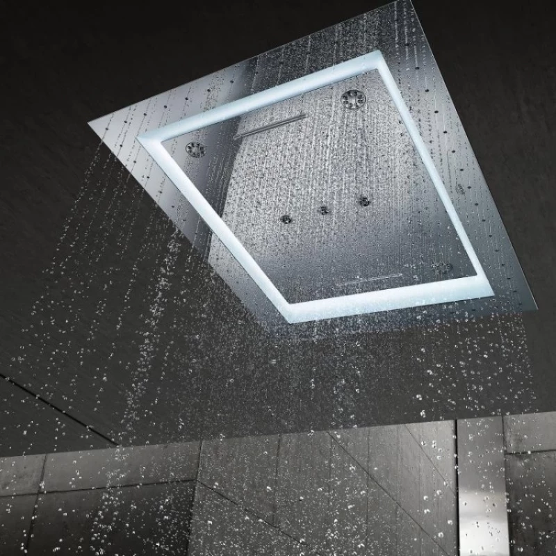Потолочный душ 1016x762 мм с подсветкой Grohe Rainshower F-Series 4 AquaSymphony 26373001