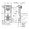 Монтажный элемент для подвесного унитаза Grohe Skate Cosmopolitan S 39750001 + 37535A00 - 4