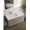 Комплект мебели серый матовый 101 см Sancos Snob R SNR100LSM + CN7014 + CI1000 - 3