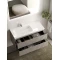 Комплект мебели серый матовый 101 см Sancos Snob R SNR100LSM + CN7014 + CI1000 - 4