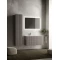 Комплект мебели серый матовый 101 см Sancos Snob R SNR100LSM + CN7014 + CI1000 - 2