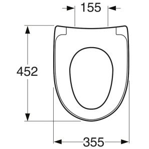 Изображение товара сиденье для унитаза с микролифтом gustavsberg nautic 9m26s101