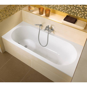 Изображение товара квариловая ванна 170х75 см альпийский белый villeroy & boch libra ubq170lib2v-01