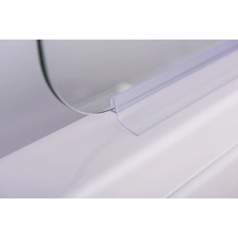 Шторка для ванны 120 см прозрачное стекло Esbano ES-1412