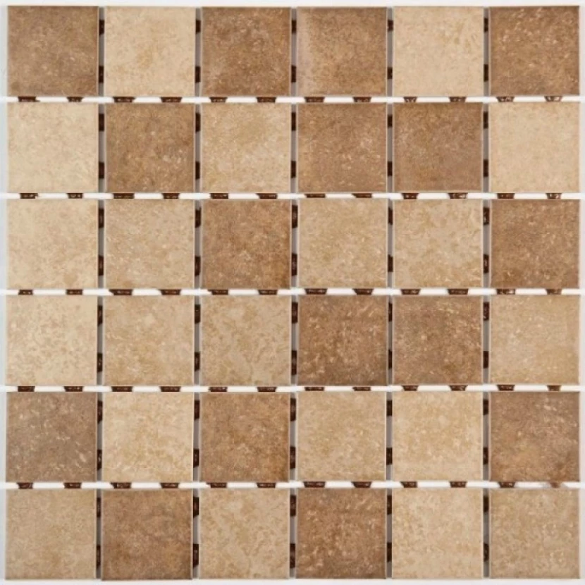 Керамическая плитка мозаика PR4848-07 керамика матовая (4,8*4,8*5) 30,6*30,6