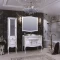 Комплект мебели белый золотая патина 100 см Opadiris Лаура - 1