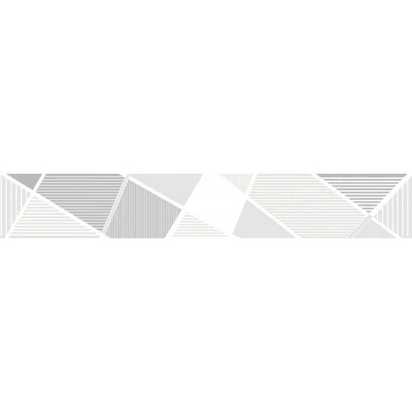 Бордюр Azori Sonnet Grey Geometria 6,2x50,5