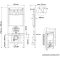 Комплект подвесной унитаз Berges Floe + система инсталляции Berges Novum D5 043275 - 8