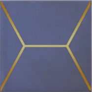 Плитка OP/C181/17065 Декор Витраж синий 15x15