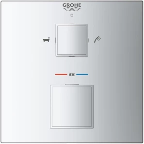 Изображение товара термостат для ванны grohe grohtherm cube 24155000