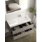 Комплект мебели серый матовый 101 см Sancos Snob R SNR100RSM + CN7015 + CI1000 - 10
